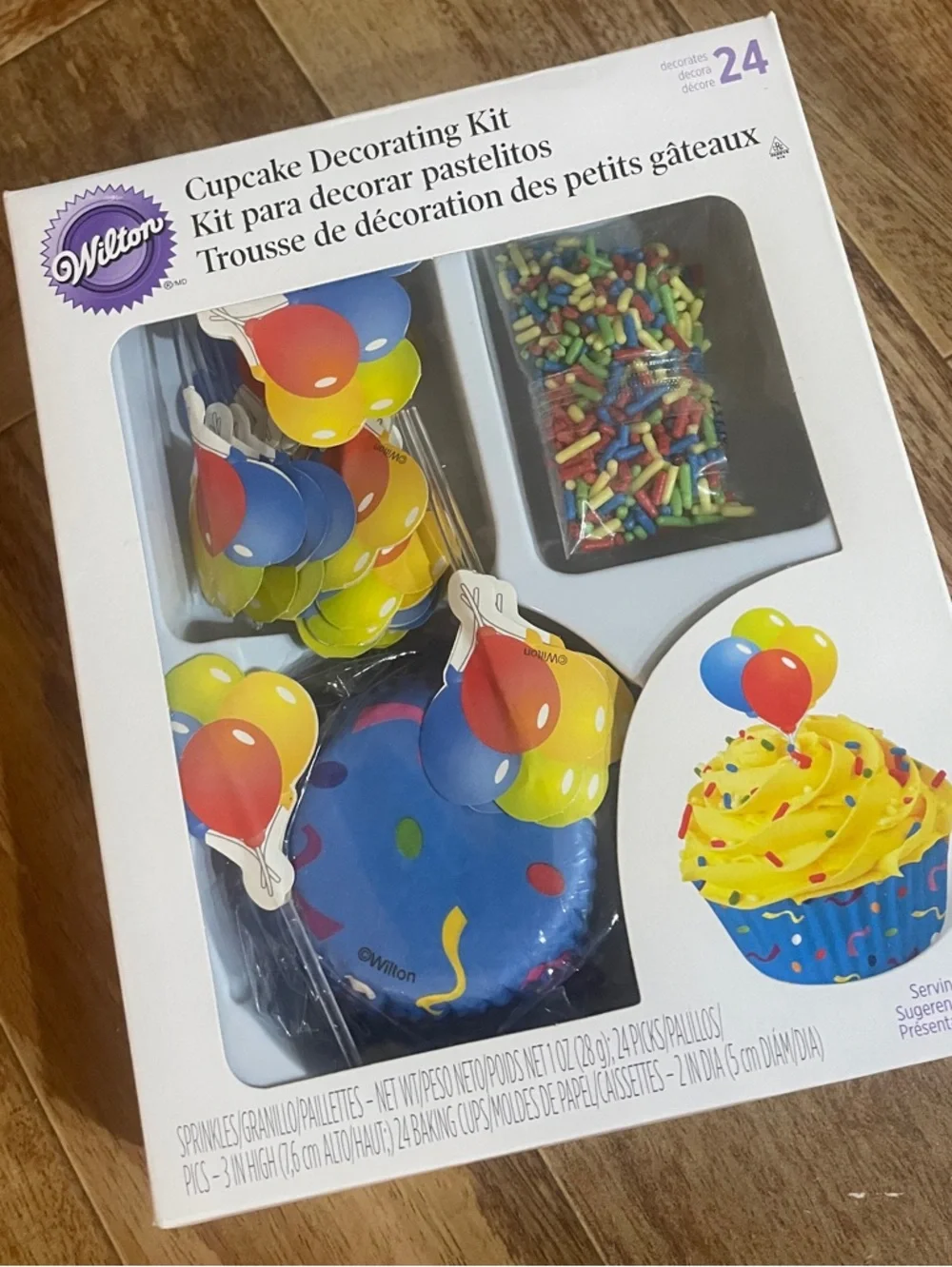🎉 Wilton Blue & Yellow Balloon Cupcake Decorating Kit